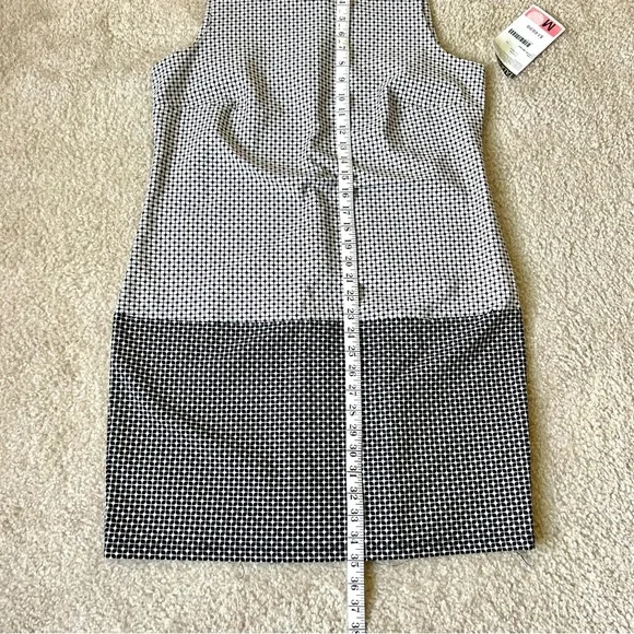 NWT Vintage TALK OF THE WALK Sleeveless Contrast Shift Day Dress—SZ. Medium - Picture 13 of 15